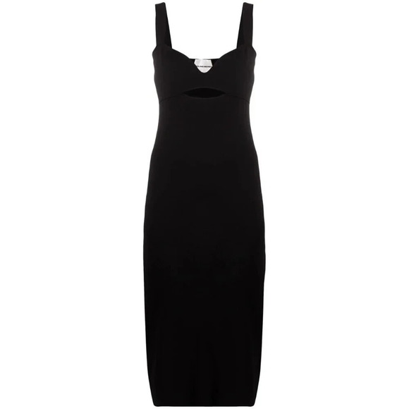 Roland Mouret Knit Midi Dress in Black XSmall New Womens Bodycon - Picture 10 of 15